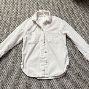 Cream Button-Up Shirt